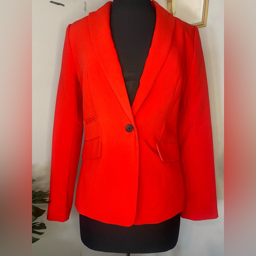 Banana Republic Red Blazer